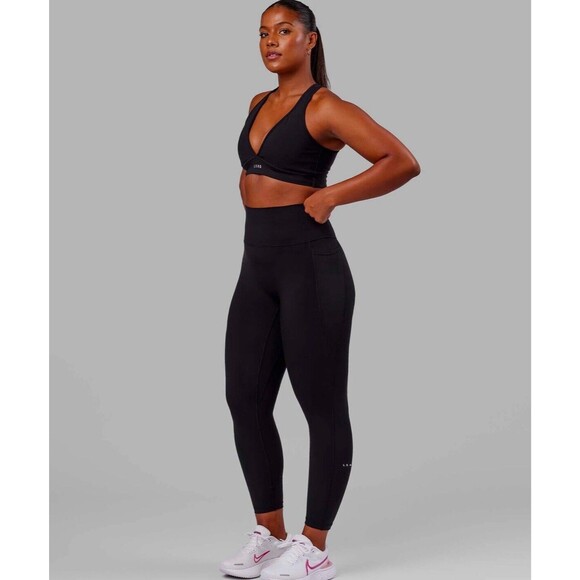 LSKD Fusion Full Length Leggings with Pockets BLACK  Size S BRAND NEW - Picture 3 of 9
